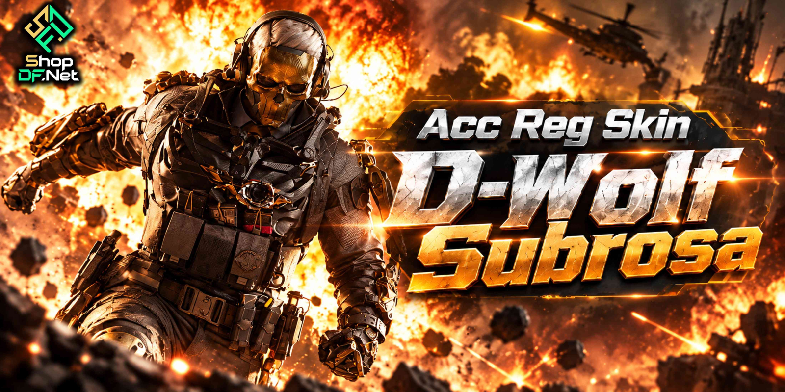 Acc Reg Skin D-Wolf Subrosa Delta Force