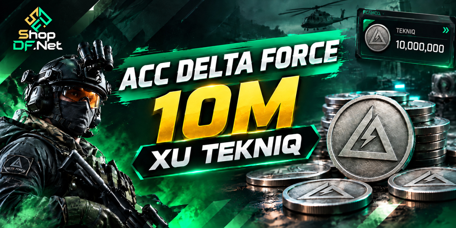 Account Delta Force 10M Xu