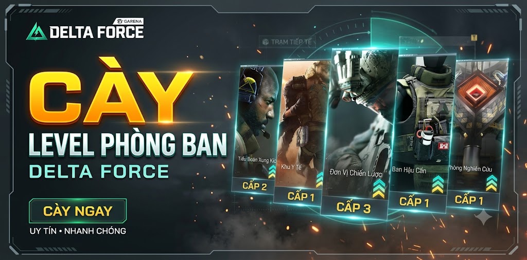 Cày level phòng ban full