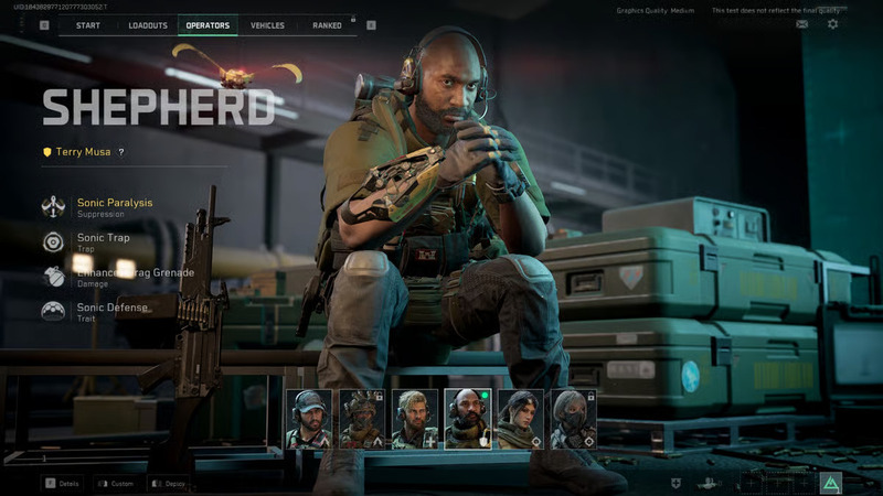 Shepherd trong Delta Force
